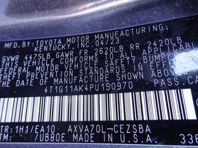 2023 Toyota Camry SE