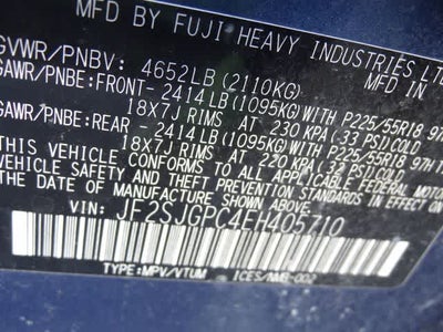 2014 Subaru Forester 2.0XT Touring