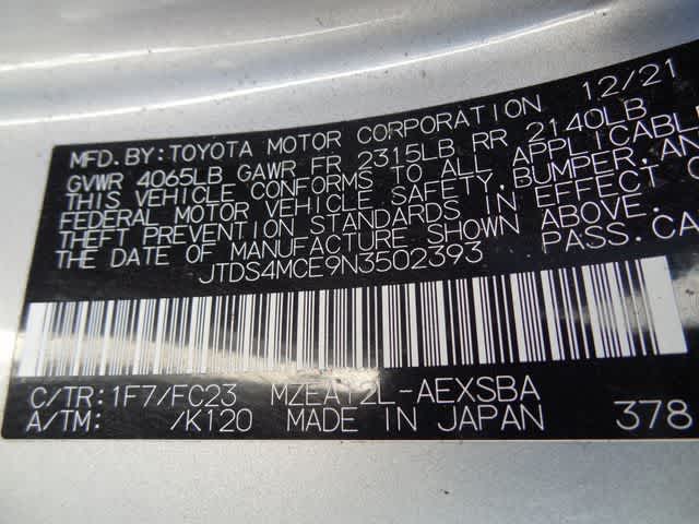 2022 Toyota Corolla SE