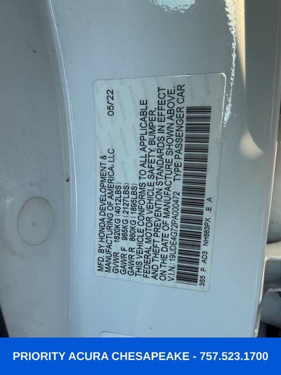 2023 Acura Integra w/A-Spec Technology Package