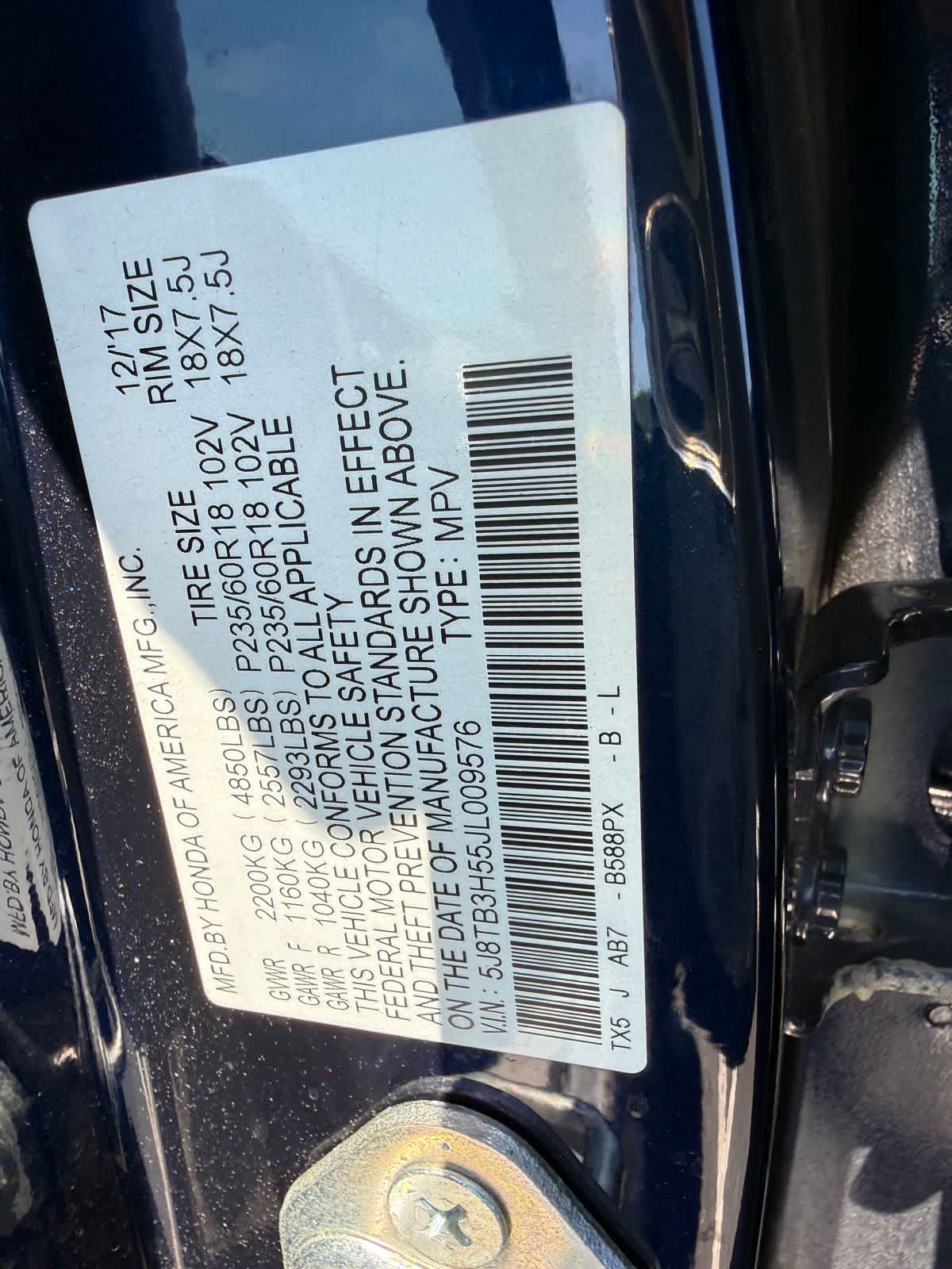 2018 Acura RDX Base