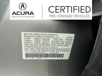 2023 Acura MDX w/A-Spec Package
