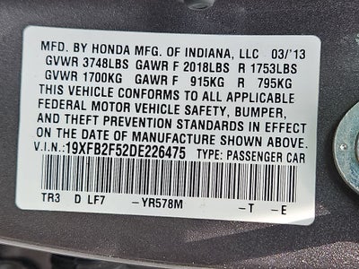 2013 Honda Civic LX