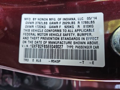 2014 Honda Civic EX