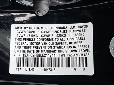 2020 Honda Civic Sport