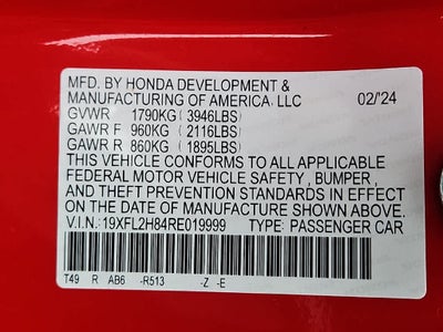 2024 Honda Civic Sport
