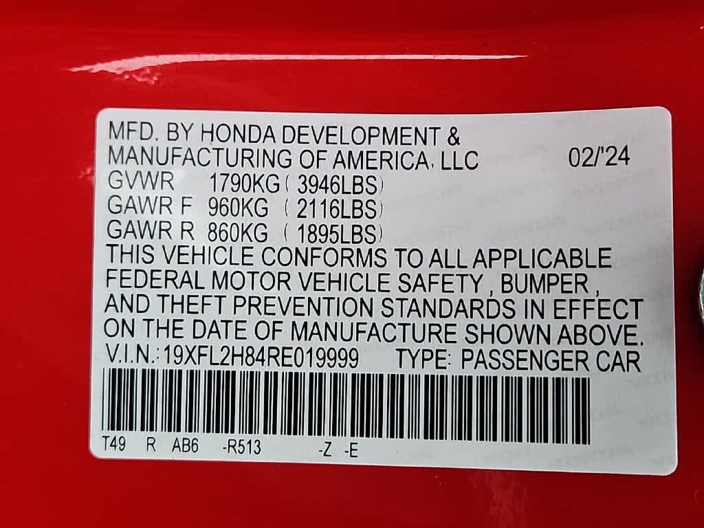 2024 Honda Civic Sport