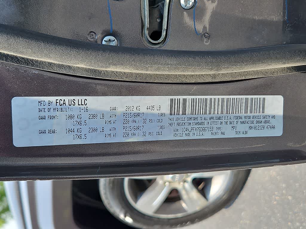 2016 Jeep Patriot High Altitude Edition