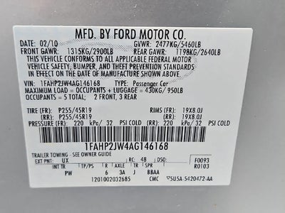 2010 Ford Taurus Limited