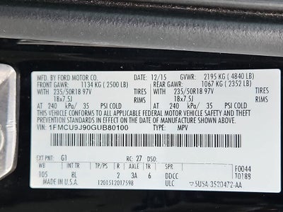 2016 Ford Escape Titanium