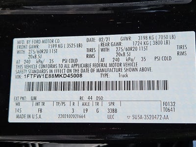 2021 Ford F-150 XLT