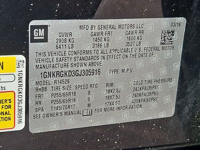 2016 Chevrolet Traverse LT