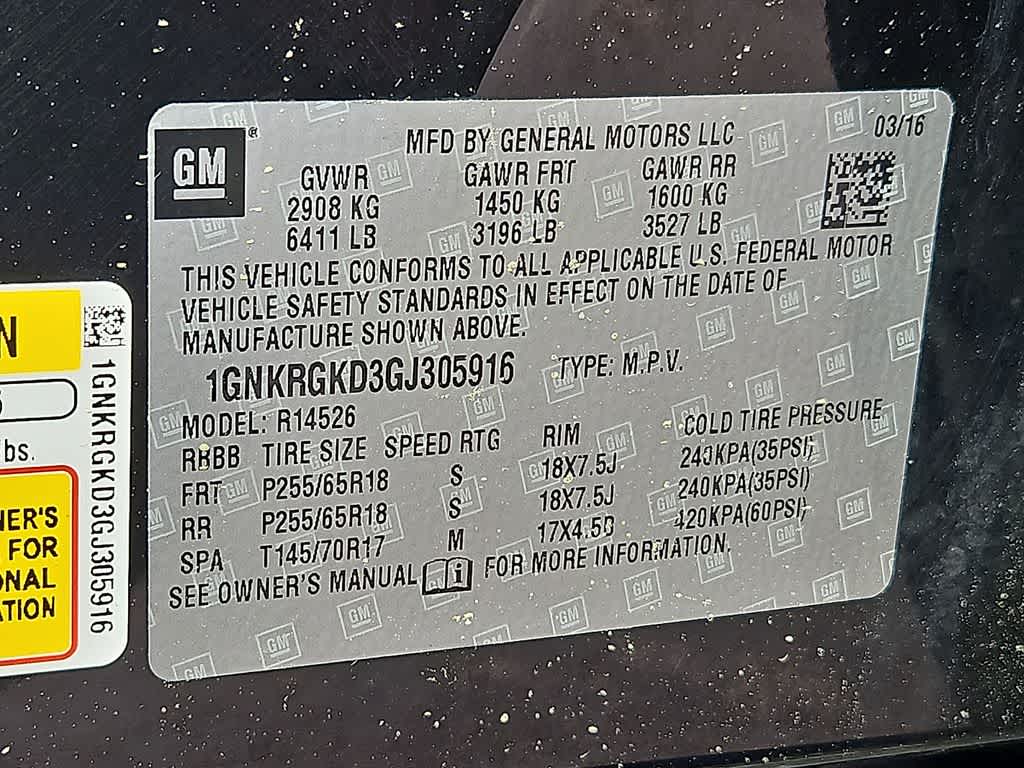 2016 Chevrolet Traverse LT