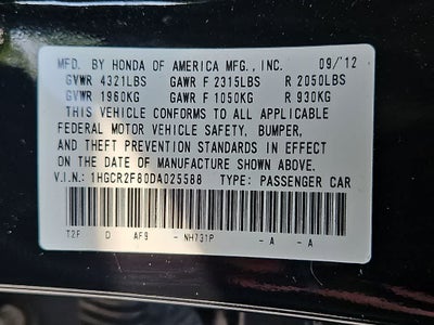 2013 Honda Accord Base