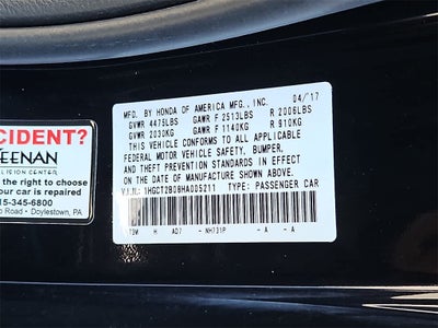 2017 Honda Accord Touring