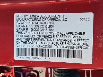 2022 Honda Accord EX-L