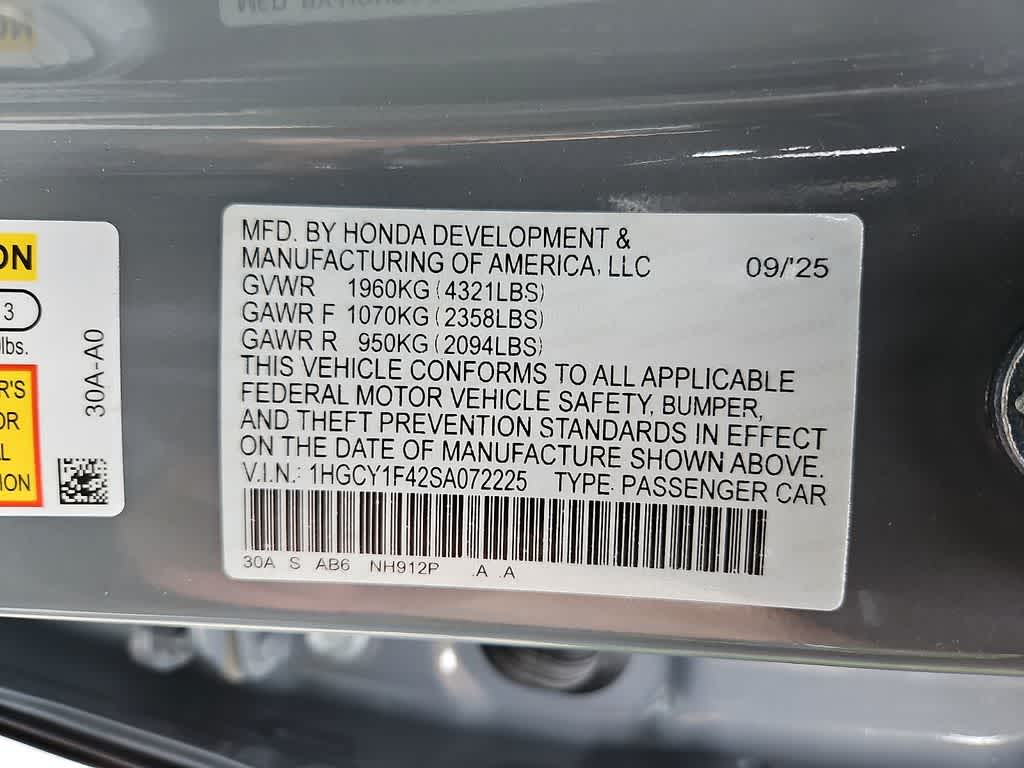 2025 Honda Accord SE