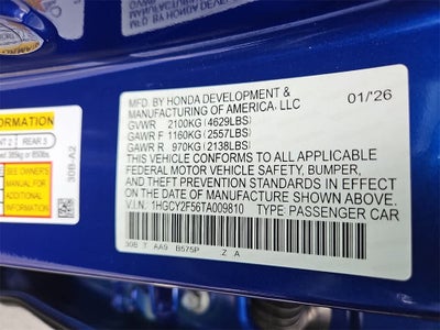 2026 Honda Accord Sport