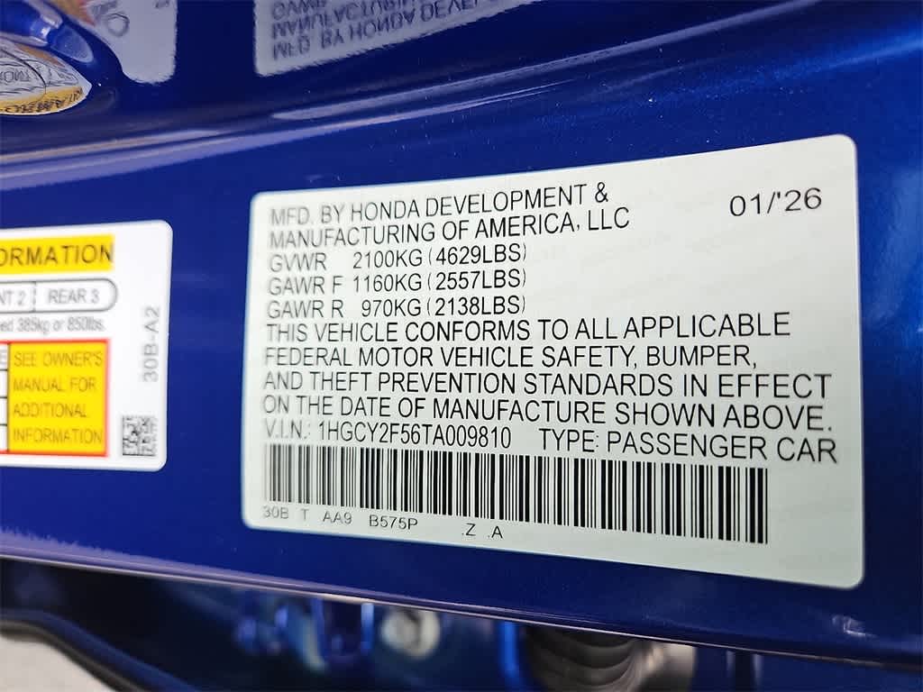 2026 Honda Accord Sport