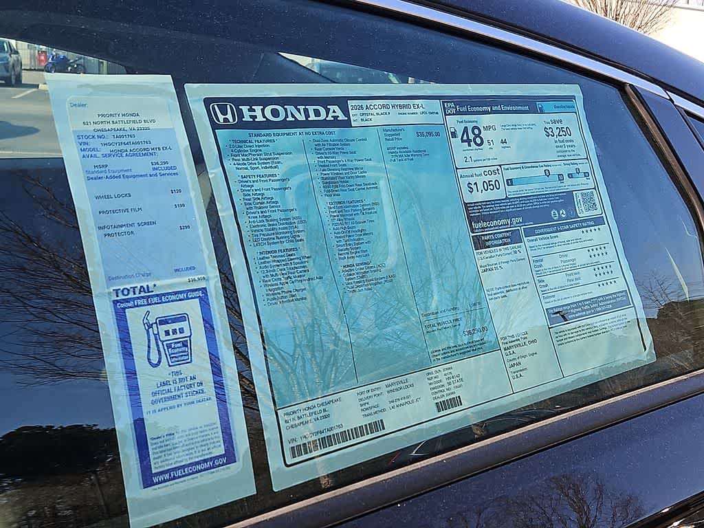 2026 Honda Accord EX-L