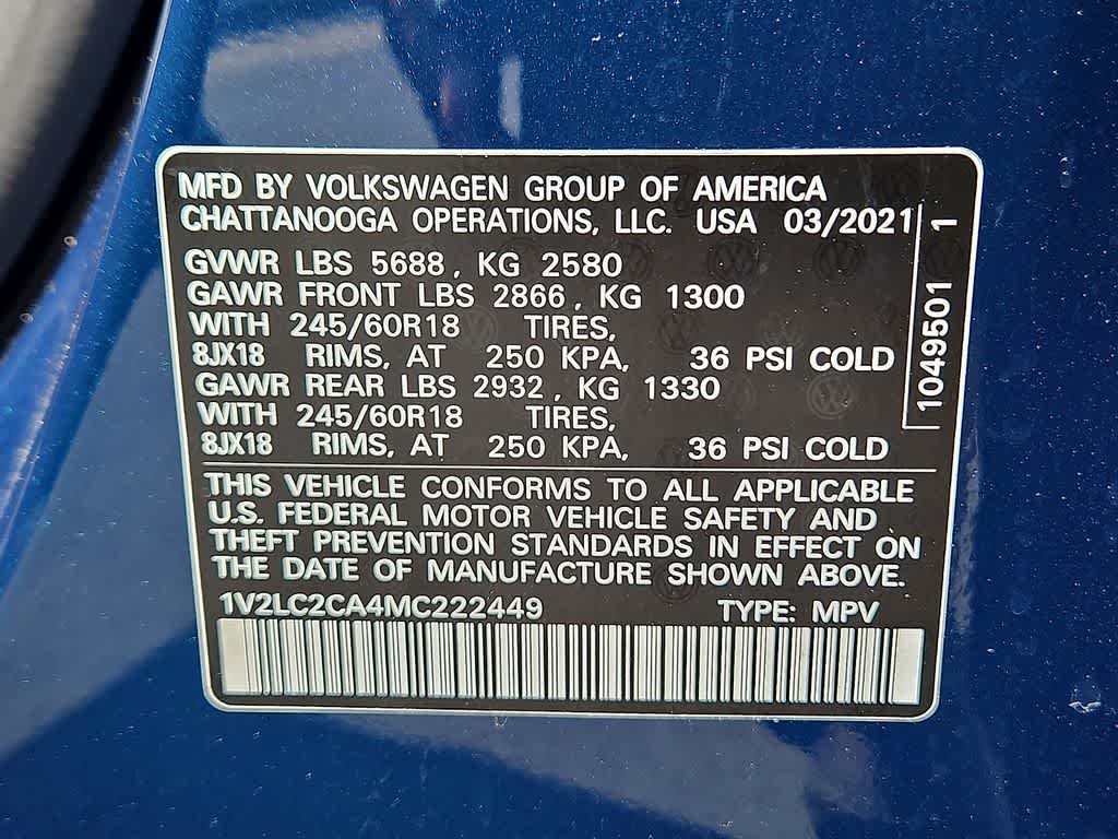 2021 Volkswagen Atlas Cross Sport 2.0T SE