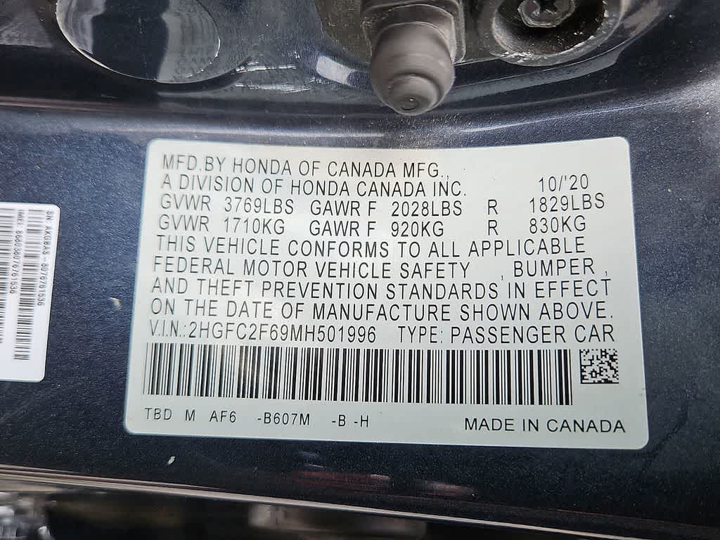 2021 Honda Civic Sedan LX