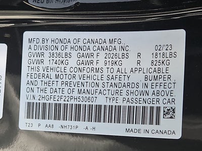 2023 Honda Civic LX