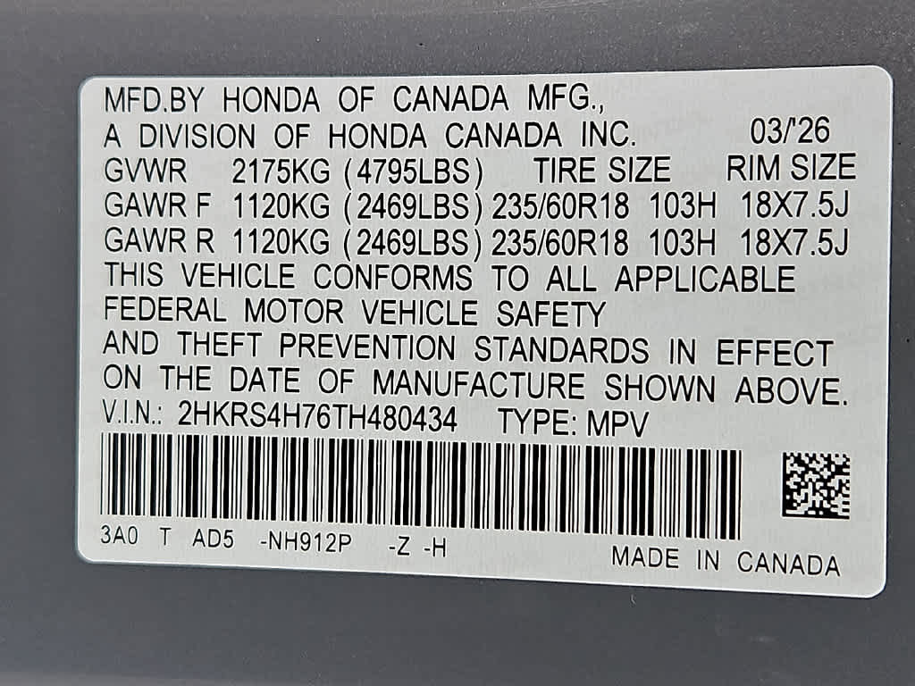 2026 Honda CR-V EX-L