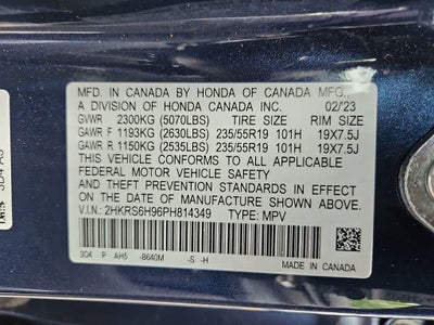 2023 Honda CR-V Hybrid Sport Touring
