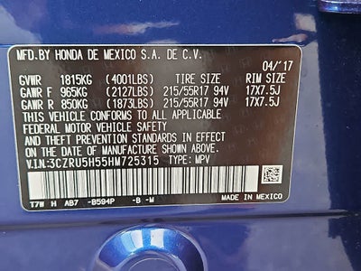 2017 Honda HR-V EX