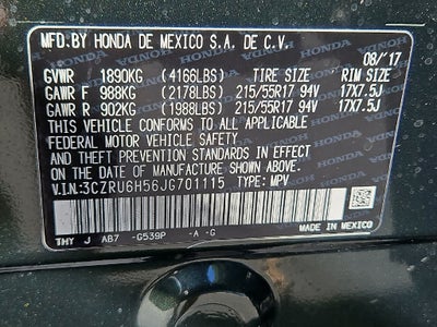 2018 Honda HR-V EX