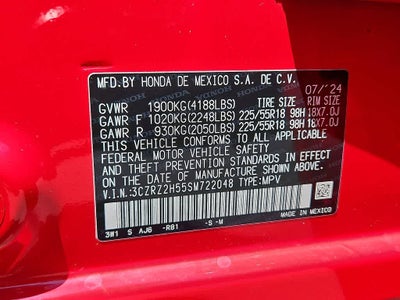 2025 Honda HR-V Sport