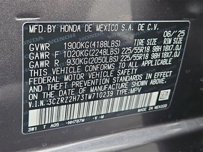 2026 Honda HR-V EX-L