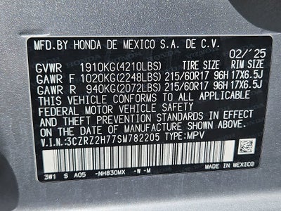 2025 Honda HR-V EX-L