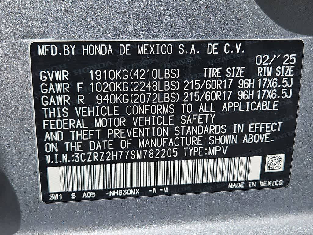 2025 Honda HR-V EX-L