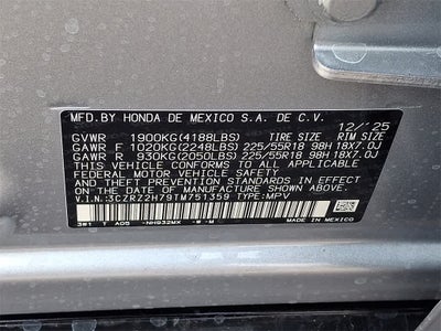 2026 Honda HR-V EX-L