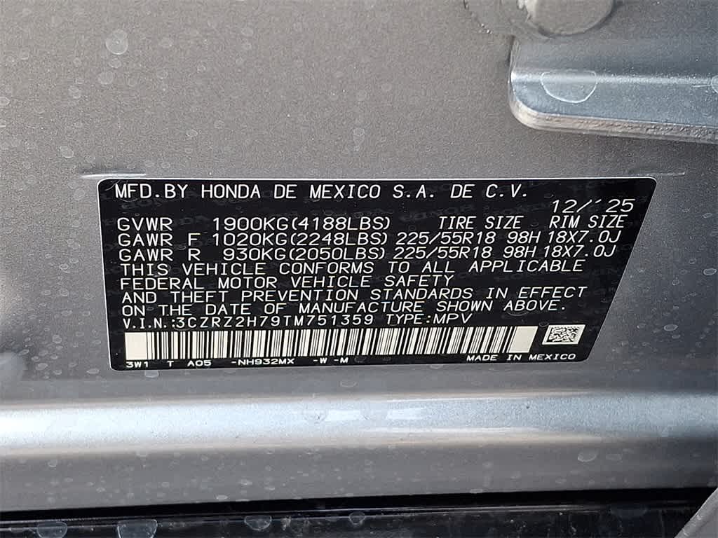 2026 Honda HR-V EX-L