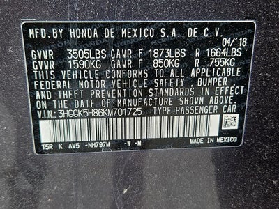 2019 Honda Fit EX