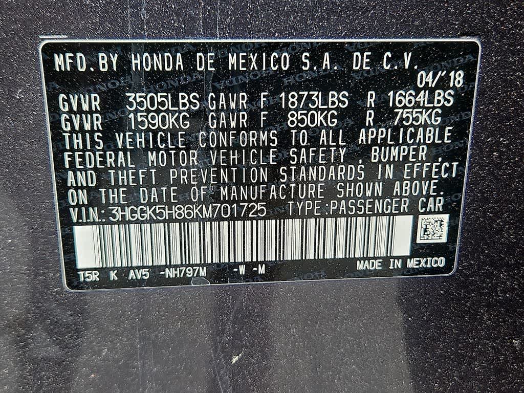 2019 Honda Fit EX