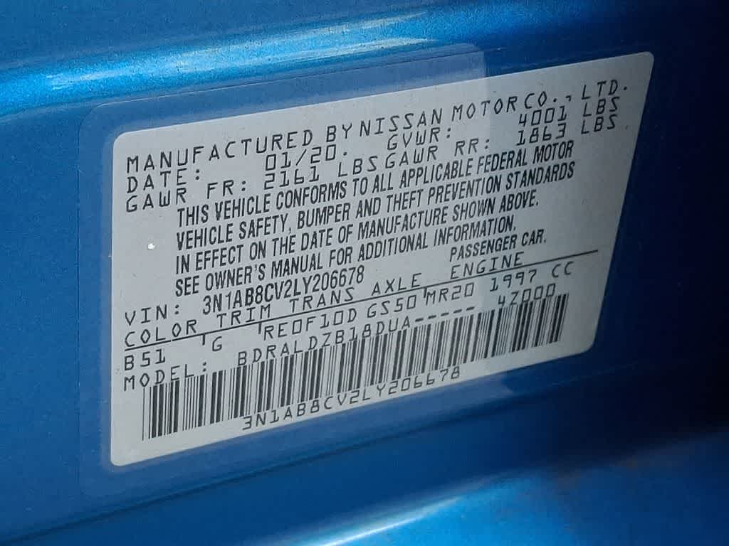 2020 Nissan Sentra SV