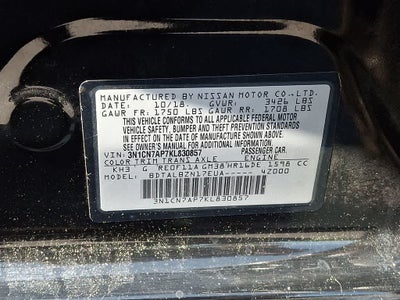 2019 Nissan Versa Sedan SV