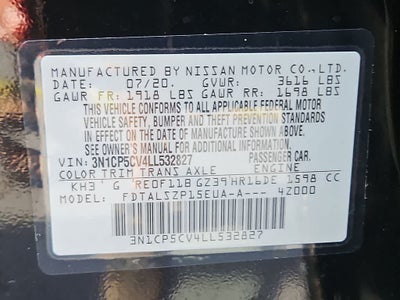 2020 Nissan Kicks SV
