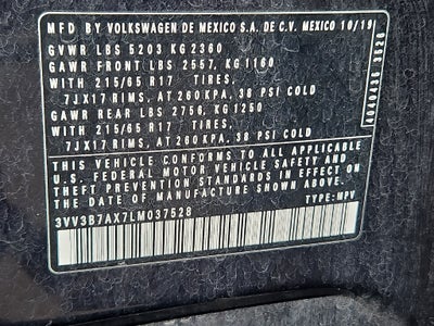 2020 Volkswagen Tiguan SE