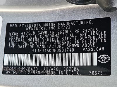 2023 Toyota Camry SE