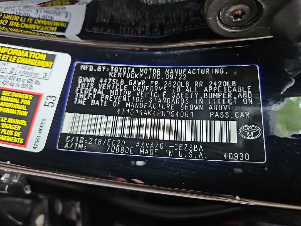 2023 Toyota Camry SE Nightshade