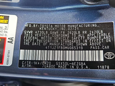 2021 Toyota Avalon XLE