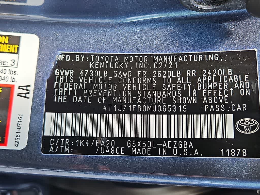 2021 Toyota Avalon XLE