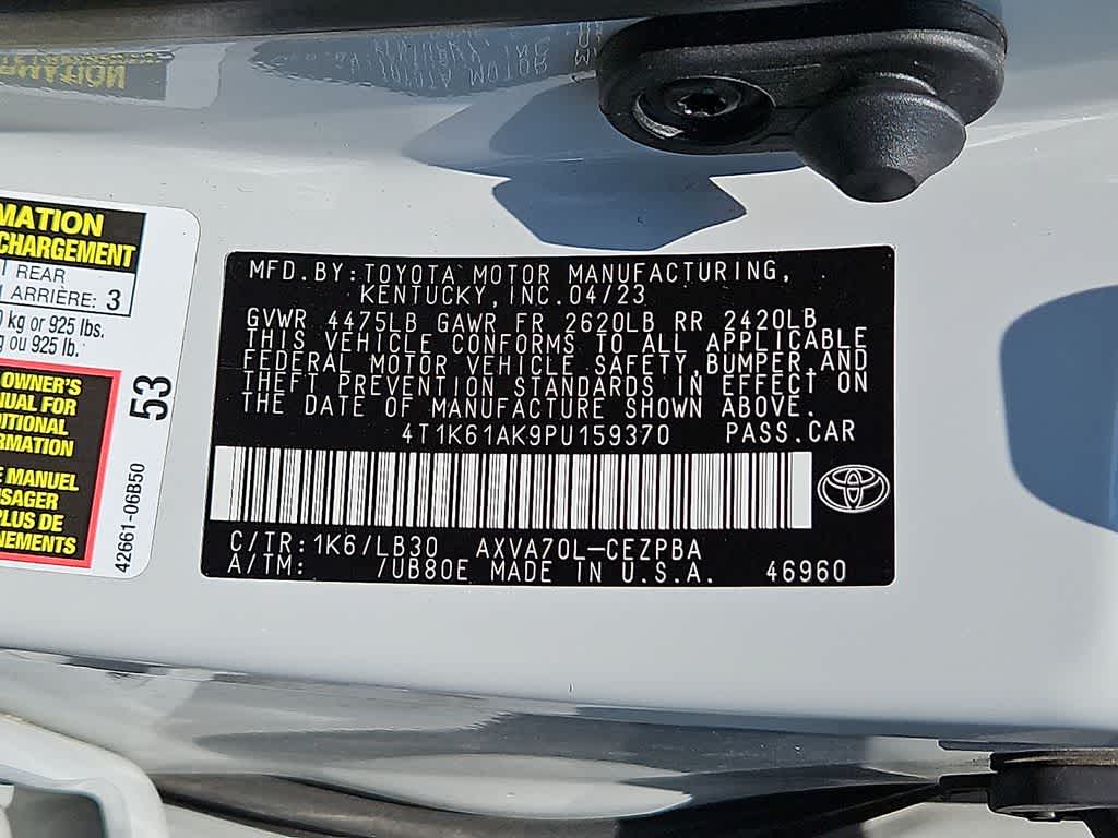 2023 Toyota Camry XSE