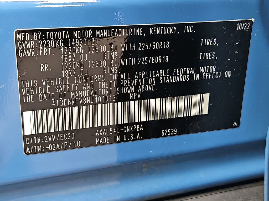 2022 Toyota RAV4 Hybrid XSE