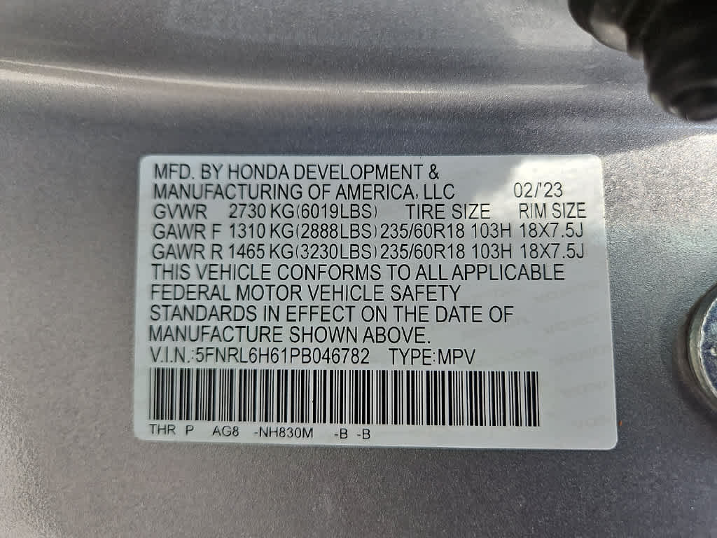 2023 Honda Odyssey EX-L